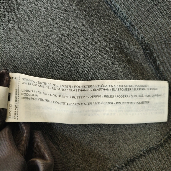 Mango Suit Sleeveless Tube Bodycon Ribbed Midi Dress Size Extra-Small - Picture 12 of 12